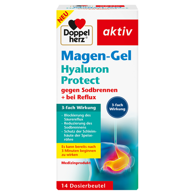 Queisser Pharma GmbH & Co. KG DOPPELHERZ Magen-Gel Hyaluron Protect Dosierbtl. 14X10 ml 20062925