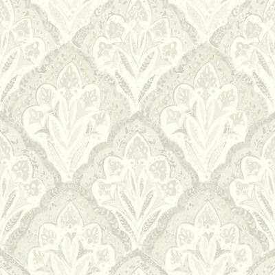 Chesapeake Mimir Dove Quilted Damask Wallpaper