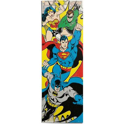 Poster REINDERS "Superhelden", bunt (farbe bild(er): bunt), B:53cm H:158cm T:0,1cm, Papier, Bilder, Poster