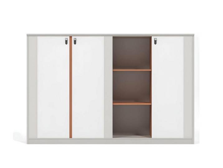JVmoebel Kommode Moderne weiße Kommode für Akten und Bürozubehör (Kommode), Made in Europa