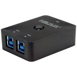 VALUE Manueller USB 3.2 Gen 1 Switch, 2 Ports 14.99.2015