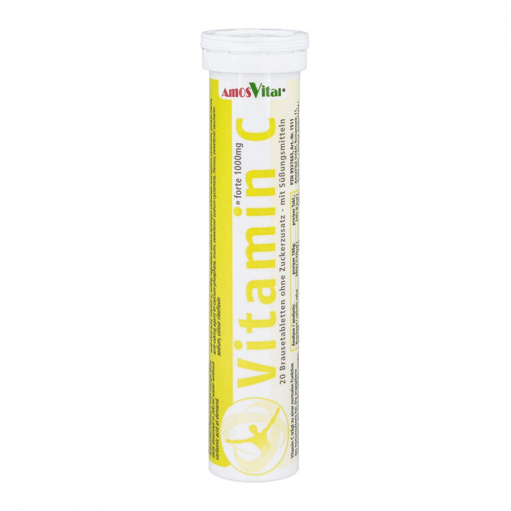 AMOSVITAL GmbH Vitamin C1000 mg Amosvital Brausetabletten 09937665