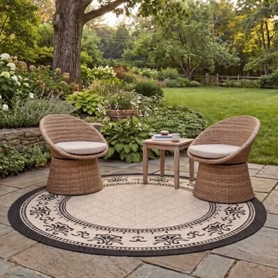 SAFAVIEH Courtyard Sheila Indoor/ Outdoor Waterproof Patio Backyard Rug