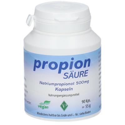 Propionsäure 500 mg vegan Kapseln 90 St