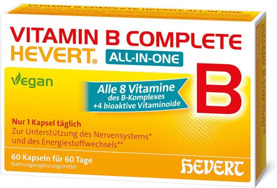 VITAMIN B HEVERT Vitamin B Complete Hevert All-in-one Kapseln