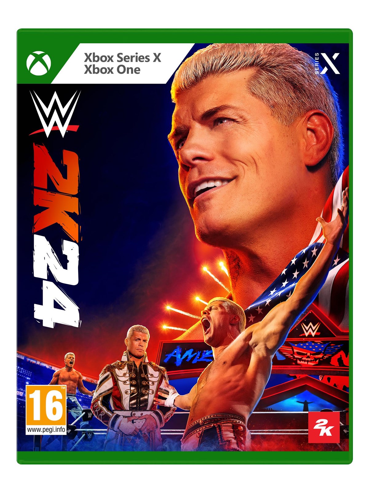 WWE 2K24 - Microsoft Xbox One - Fighting - PEGI 16