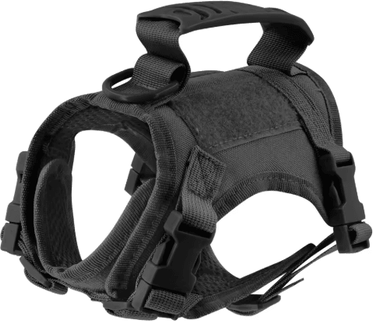 Inspire Picks Tactical Escape Proof Cat Harness With Control Handle black Harness