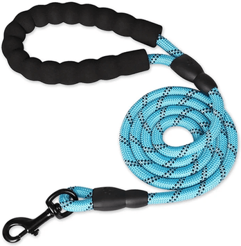 Inspire Essentials Ultimate Comfort Reflective Dog Leash For Strong Dogs 2meters blue