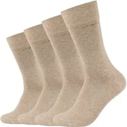 CAMANO Herren Socken Online ca-soft Socks 4p, Größe 35-38 in Braun Braun