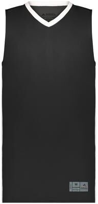 Augusta Sportswear AS6886 Athletic Men's Match-Up Basketball Jersey T-Shirt in Black/White size 3XL   Polyester 6886
