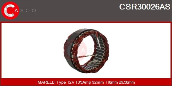 Casco Stator, Generator Csr30026as 118mm