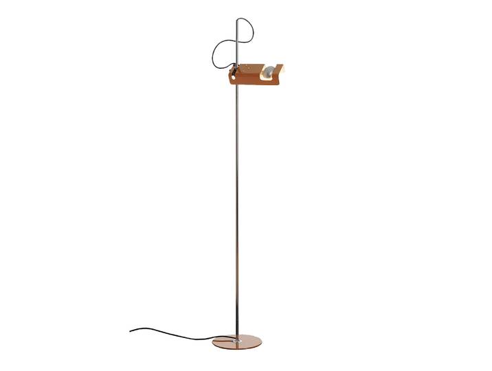 OLUCE lampadaire SPIDER (Jaune moutarde - Métal)