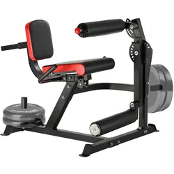VEVOR sitzende Beinstrecker und Curl-Maschine Trainingsgerät Beinpresse Beintrainer (317 kg belatbar), verstellbare Bein-Trainingsbank, Bein-Drehstrecker Krafttrainingsgerät für Heim-Fitnessstudio