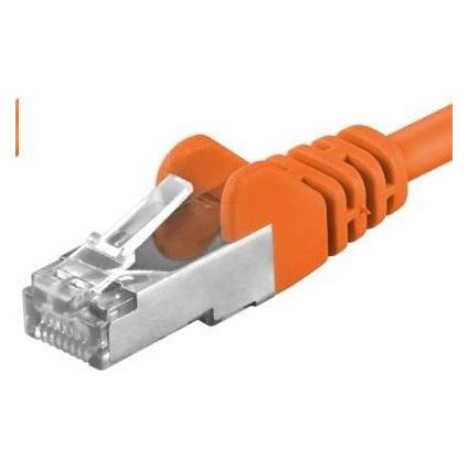 PremiumCord SFTP CAT6A 7m orange / Patchkabel / RJ45-RJ45 (S/FTP, CAT6a, 7 m) (8592220016791)