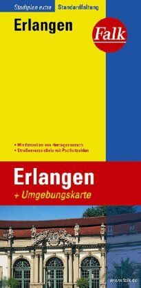 Falk Stadtplan Extra Standardfaltung Erlangen - Preis vom 09.10.2026 07:28:09 h
