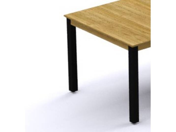 Zebra Derex Tischbeine Aluminium pulverbeschichtet graphite