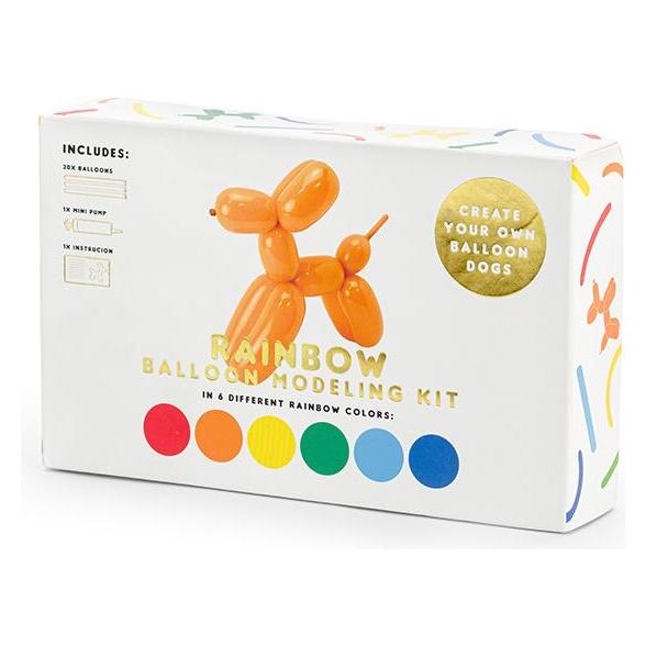 Partydeco Kit de Ballons de Modelage - Arc-en-ciel (1x) (MBP2P-000)
