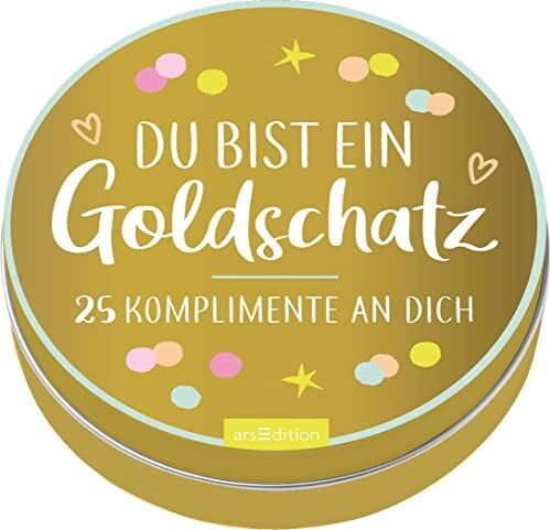 Du bist ein Goldschatz: 25 Komplimente an dich Dekorative Dose voller Komplimente für Lieblingsmenschen - Preis vom 30.09.2026 09:01:18 h