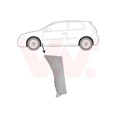 VAN WEZEL Kotflügel 5894155 unten
