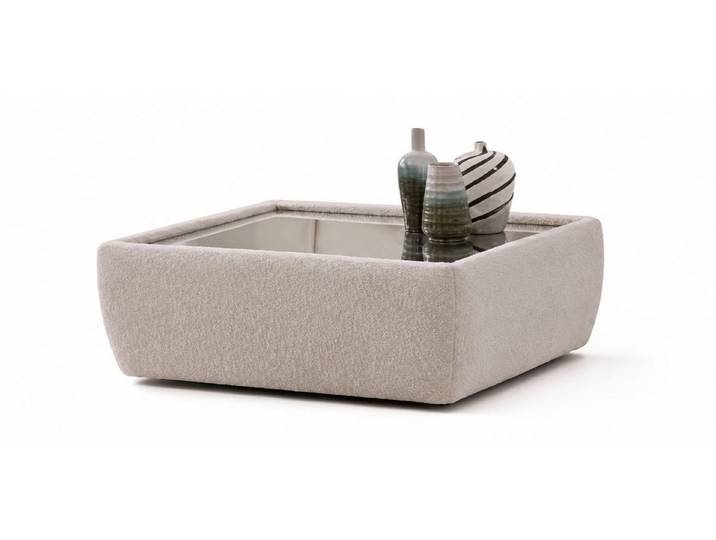 Xlmoebel Couchtisch Kaffeetisch Beige Guadratisch Stil Modern praktisch komfortabel (1-St., 1-tlg)