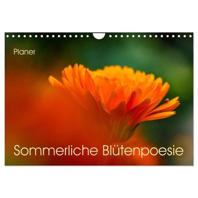 Sommerliche Blütenpoesie (Wandkalender 2027 DIN A4 quer), CALVENDO Monatskalender