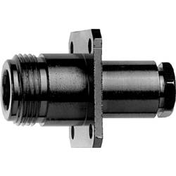 Telegärtner J01021H0022 N-Kabeleinbuchse für RG-174/U, RG-188A/U, RG-316/U mit Flansch, Druckverschraubung 100024082