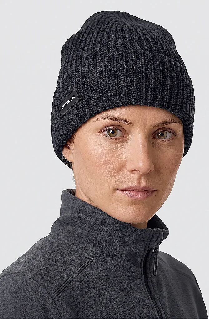 ORTOVOX Mütze Cozy RIB schwarz B