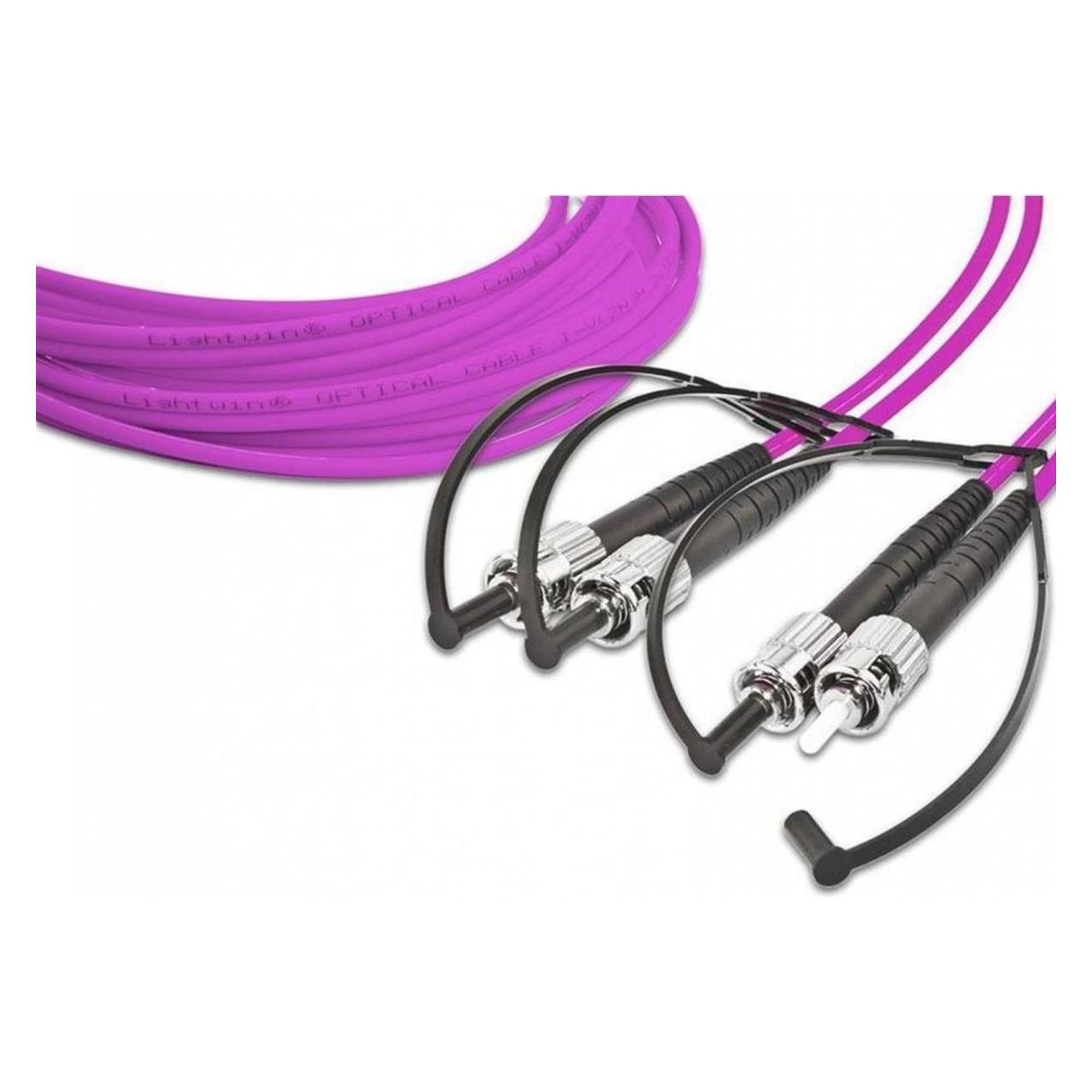 Lightwin High Quality Duplex LWL Patchkabel, MM OM4, ST (3 m) (LDP-50 ST-ST 3.0 OM4)