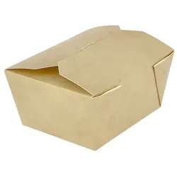 MONOUSO - SnackBox Amerikanische Kraft 10,7x8,65x6cm 500ml (400 Stück)