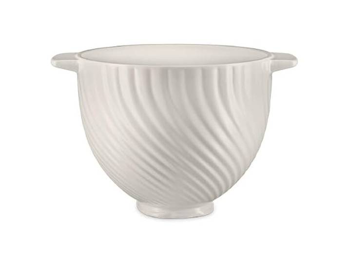 KitchenAid Keramik-Mischschüssel, Baiser, 4,8 l, mit kostenlosem Geschenk