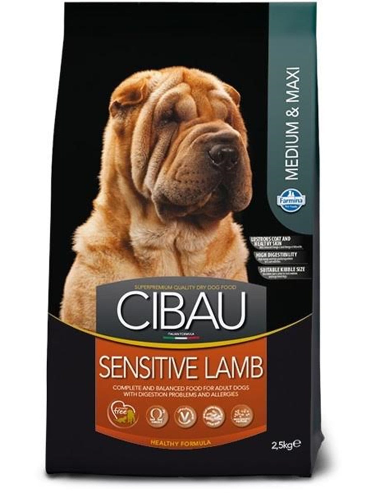 Farmina Pet Food SENSITIVE LAMM MEDIUM & MAXI 14kg Adult