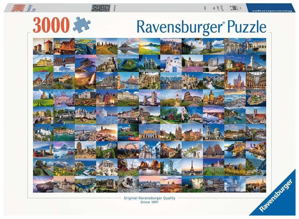 Ravensburger 99 prachtige plekken in Europa puzzel