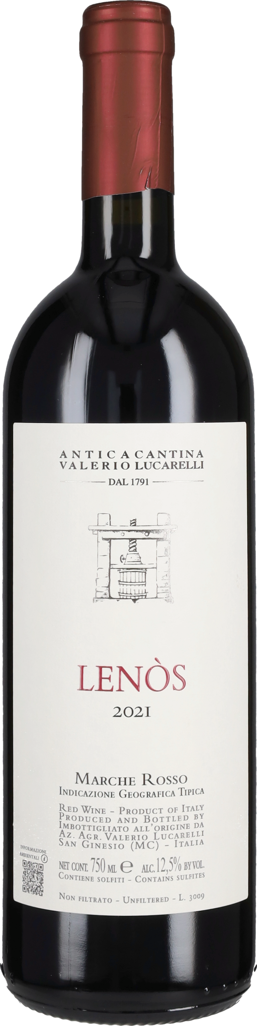 Lucarelli Valerio Lenos' Antica Cantina Valerio Lucarelli 2021