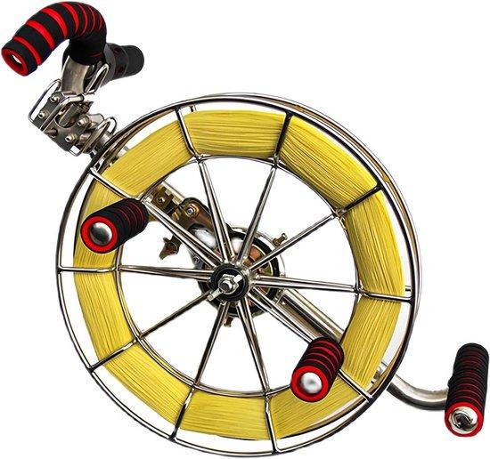 Flying Reel Edelstahl - Line Wrapper Outdoor - Flying Lines - Silent Rem Anti-Reverence - Bis zu 32 cm - Metall