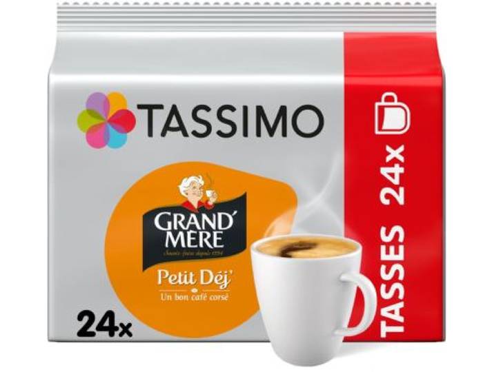 Tassimo - Dosette Grand'mère Petit-Dejeuner X24