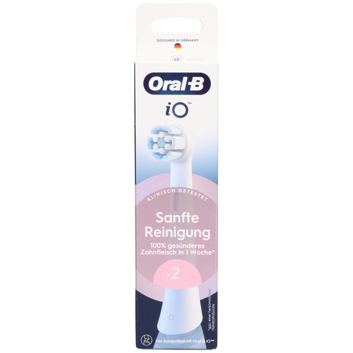 Oral-B iO Aufsteckbürste sanfte Reinigung 2 Stk St