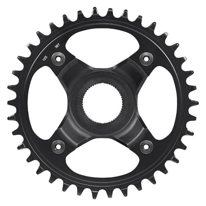 Shimano Kettenblatt STEPS SM-CRE80 38 Zähne 53mm Kettenlinie 12-Gang Box (38) (ISMCRE8012BA8X)