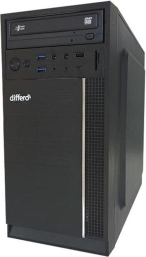 Differo V15 Intel Core i5-12400 16 GB 500 GB SSD NVMe UHD 730 Midi Tower Schwarz