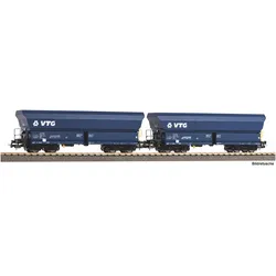 Piko 2er Set Schüttgutwagen Falns 176 VTG NL Ep VI (Spur H0)