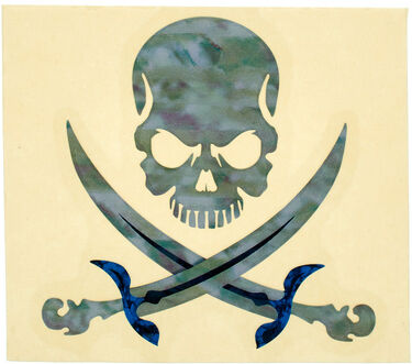 Jockomo Pirate Skull Sticker