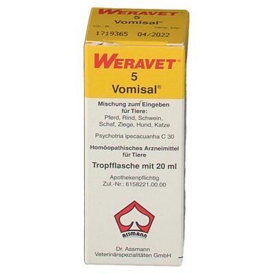 Vomisal 5 Tropfen vet. 20 ml