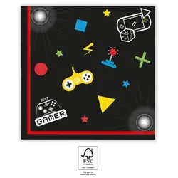 Procos Gaming Party zweilagige Papierservietten