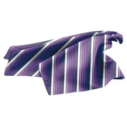Halstuch gestreift B 70 x L 70 cm Fb. Lilatöne : 100% Polyester (gestreift) : Lilatöne gestreift
