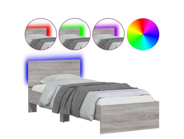 Luxe&Mode Structure de lit sans matelas avec lumières LED 75x190 cm 2 ans garantie LV16425