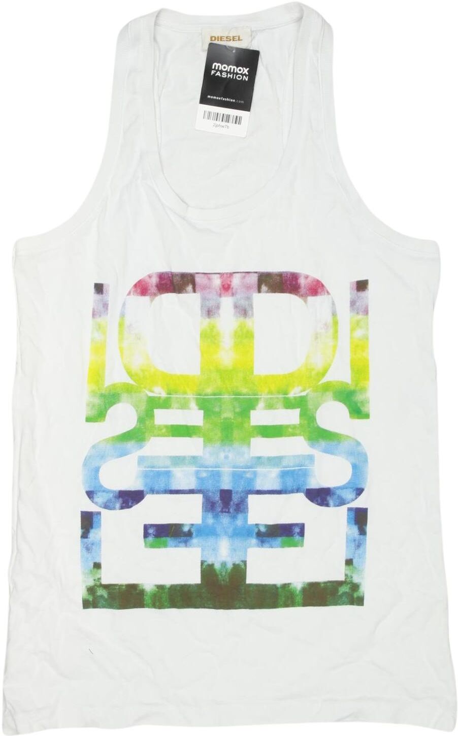Diesel Damen Top, Weiß, Gr. M, kein / Etikett - Second Hand