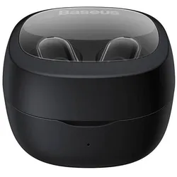 Baseus Wireless headphones Bowie WM02 TWS, Bluetooth 5.0 (black) OS (5 h, Kabellos), Kopfhörer, Schwarz