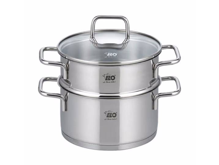 Elo Citrin Bio Dampfgarer 18cm – silber