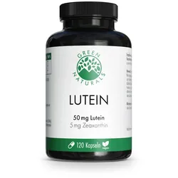 GREEN NATURALS Lutein 50mg + 5mg Zeaxanthin vegan 120 St