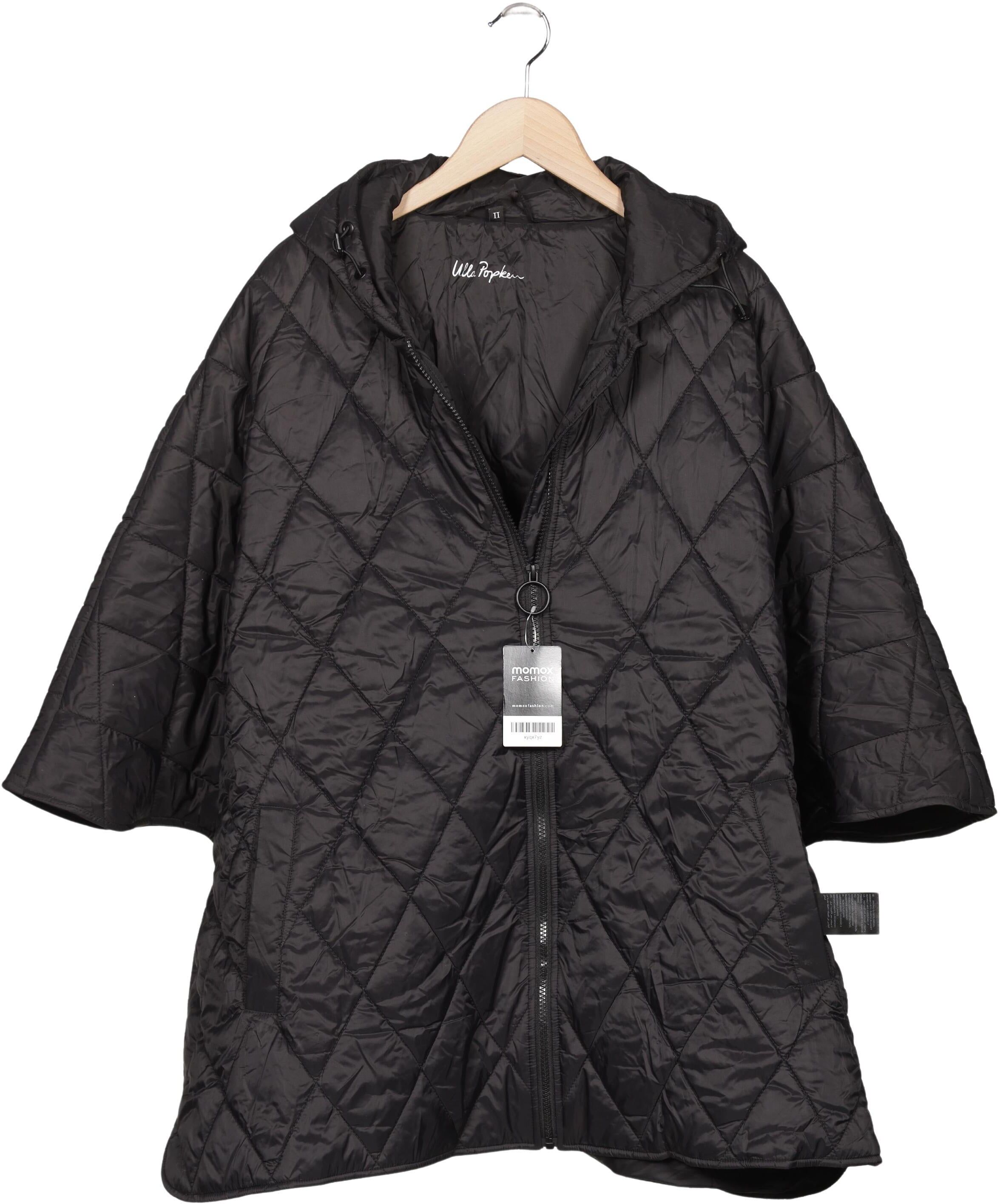 Ulla Popken Damen Jacke, Schwarz, Gr. Onesize, Synthetik - Second Hand