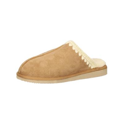 Hausschuh SHEPHERD "Shepherd Hausschuhe Veloursleder", Damen, Gr. 38, braun (kastanie), Veloursleder, Schuhe Hausschuh